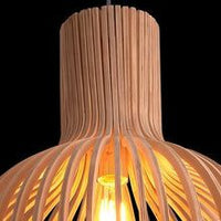 Handgemaakte Houten Hanglamp - RustikAura
