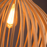 Handgemaakte Houten Hanglamp - RustikAura