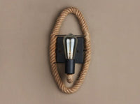 Vintage Touw Wandlamp - RusticRope