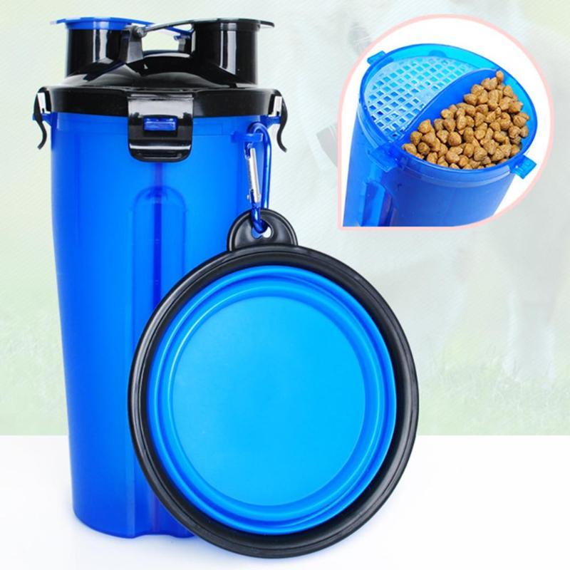 2-in-1 Reiscup met Voerbak - PawBuddy™
