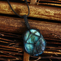 Drakenhart Labradoriet Ketting - Astrid