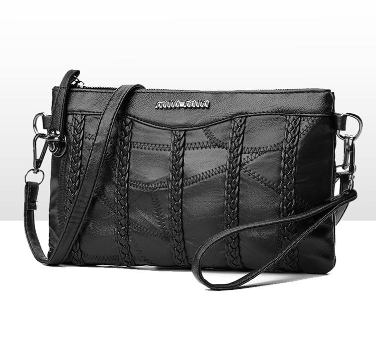 PU Leren Dames Crossbody Clutch met Ruime Interieur