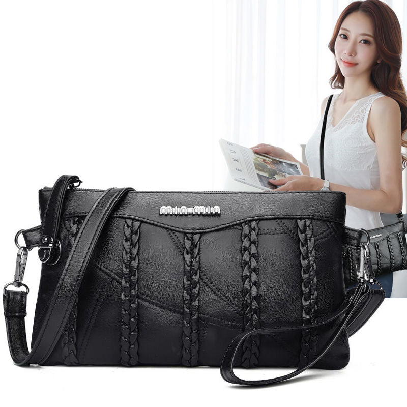 PU Leren Dames Crossbody Clutch met Ruime Interieur