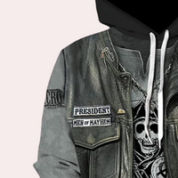 Casual Hoodie met Unieke Print voor Heren - Mason