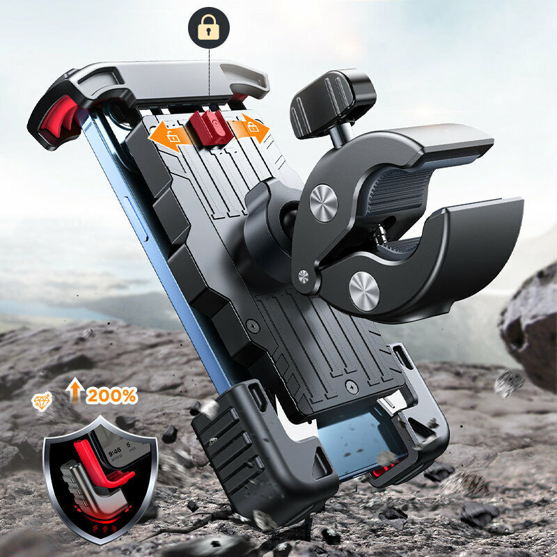 Robuuste Fiets Smartphonehouder - SecureGrip