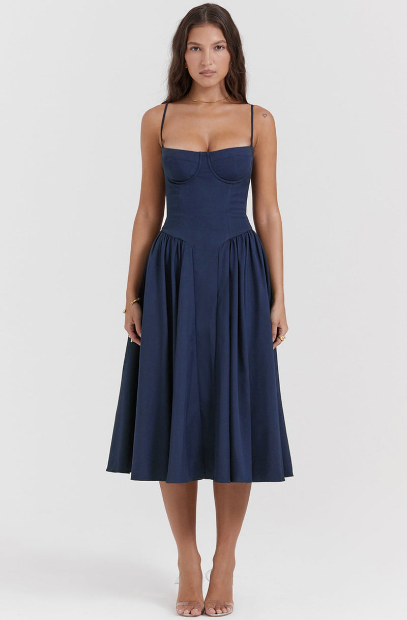 Zomerjurk met Sweetheart Halslijn – Elvira