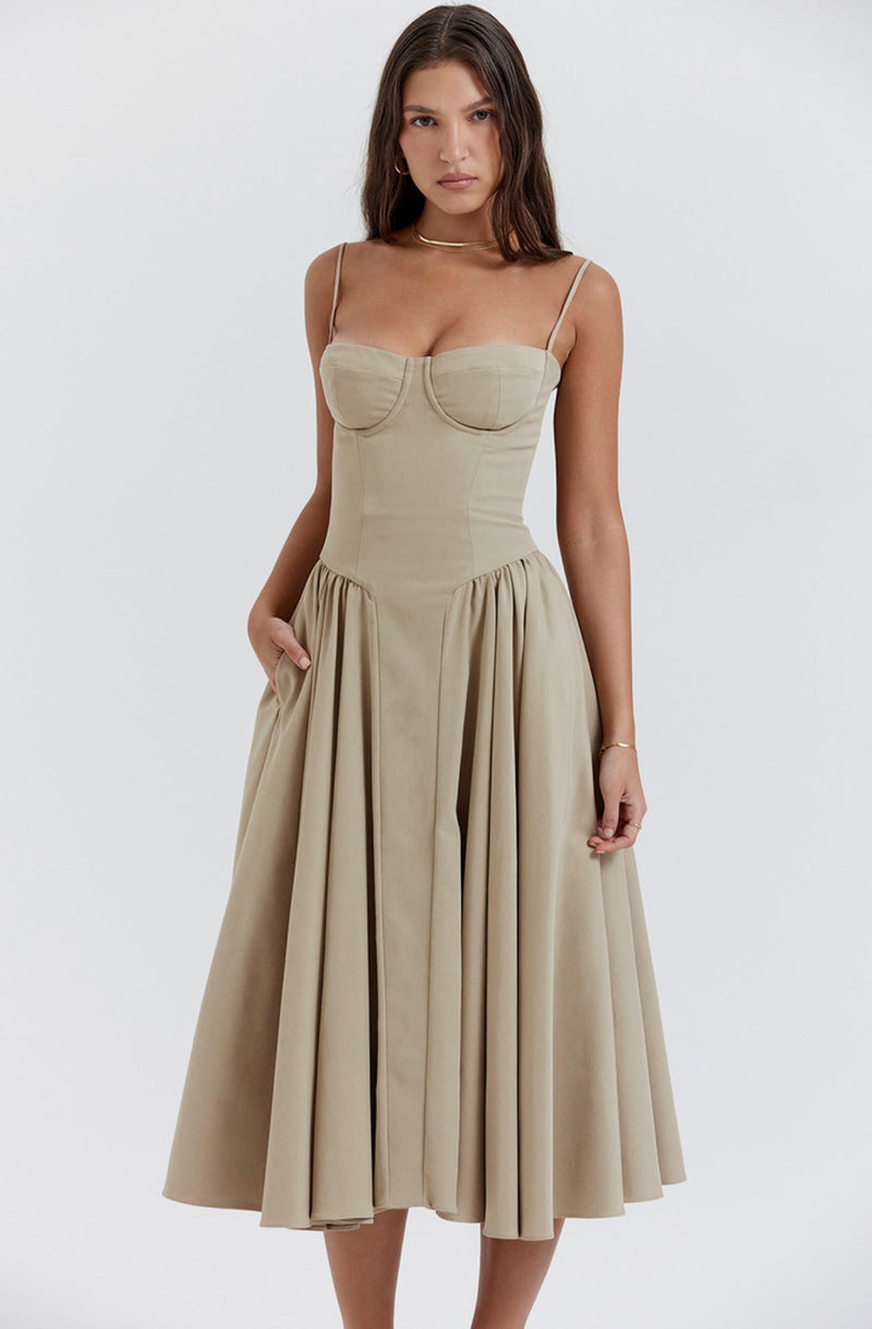 Zomerjurk met Sweetheart Halslijn – Elvira