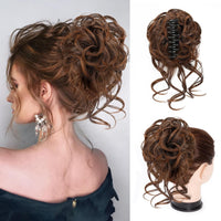 Klem met Hairextension voor Golvende Knot – CurlClip