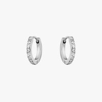 Kleine Hoepeloorbellen met Zirkonia - Amara