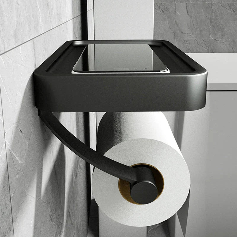 Toiletrolhouder met Plankje - Stalux