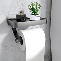Toiletrolhouder met Plankje - Stalux