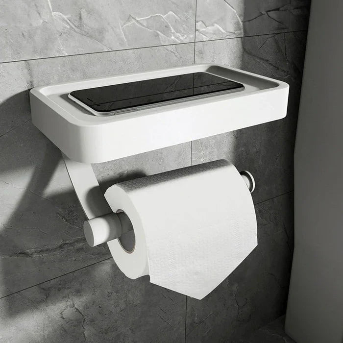 Toiletrolhouder met Plankje - Stalux