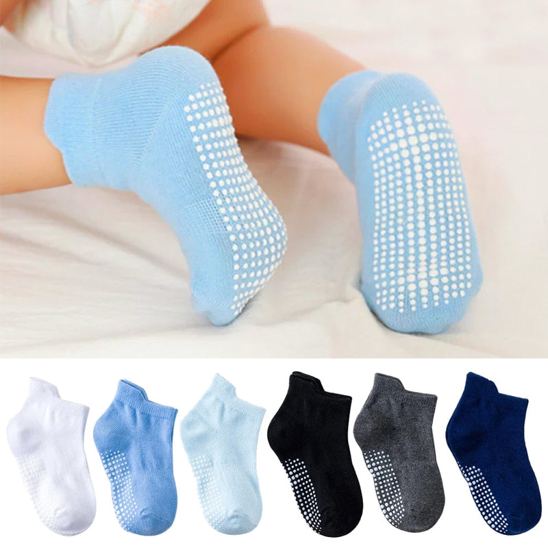 6 Paar Anti-Slip Babysokken – Finn