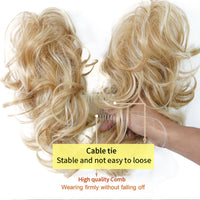 Messy Clip-in Bun met Zijclip – Elina