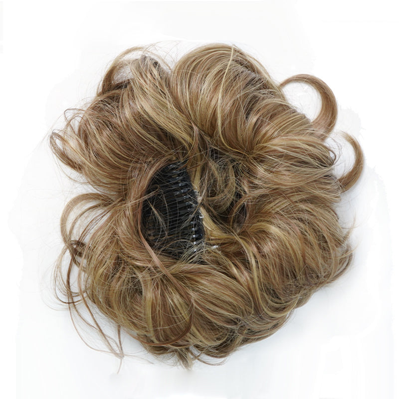 Messy Clip-in Bun met Zijclip – Elina