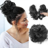 Messy Clip-in Bun met Zijclip – Elina