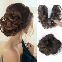 Messy Clip-in Bun met Zijclip – Elina