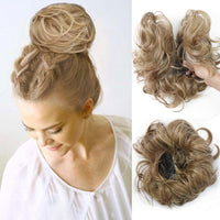 Messy Clip-in Bun met Zijclip – Elina