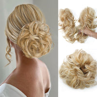 Messy Clip-in Bun met Zijclip – Elina