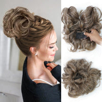 Messy Clip-in Bun met Zijclip – Elina