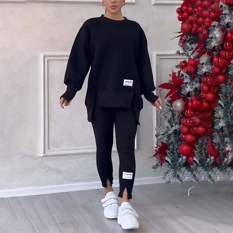 Casual Dames Set van Sweatshirt en Legging - Elena