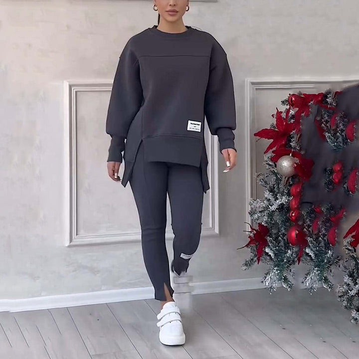 Casual Dames Set van Sweatshirt en Legging - Elena