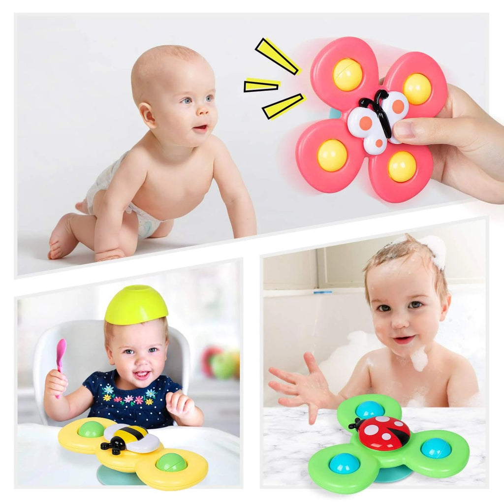 Zuignap Spinner Speeltjesset van 3 - SpinFun