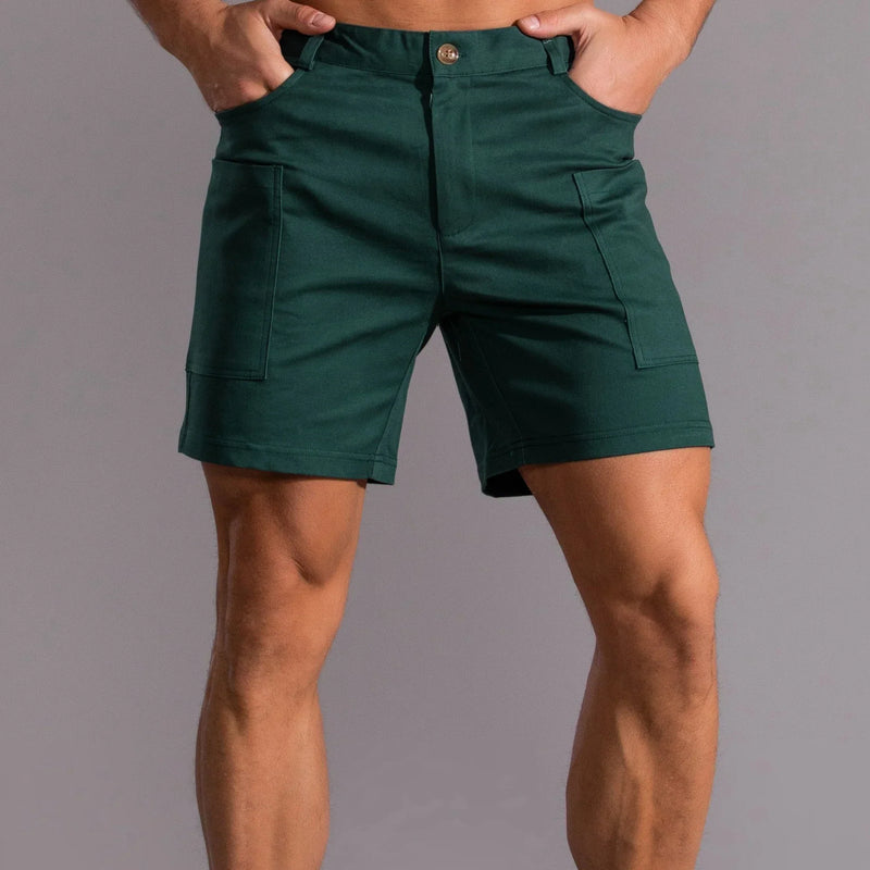 Heren Cargoshorts van stretch-katoenmix – Finn