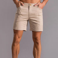 Heren Cargoshorts van stretch-katoenmix – Finn