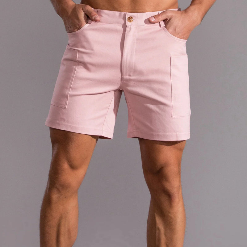 Heren Cargoshorts van stretch-katoenmix – Finn