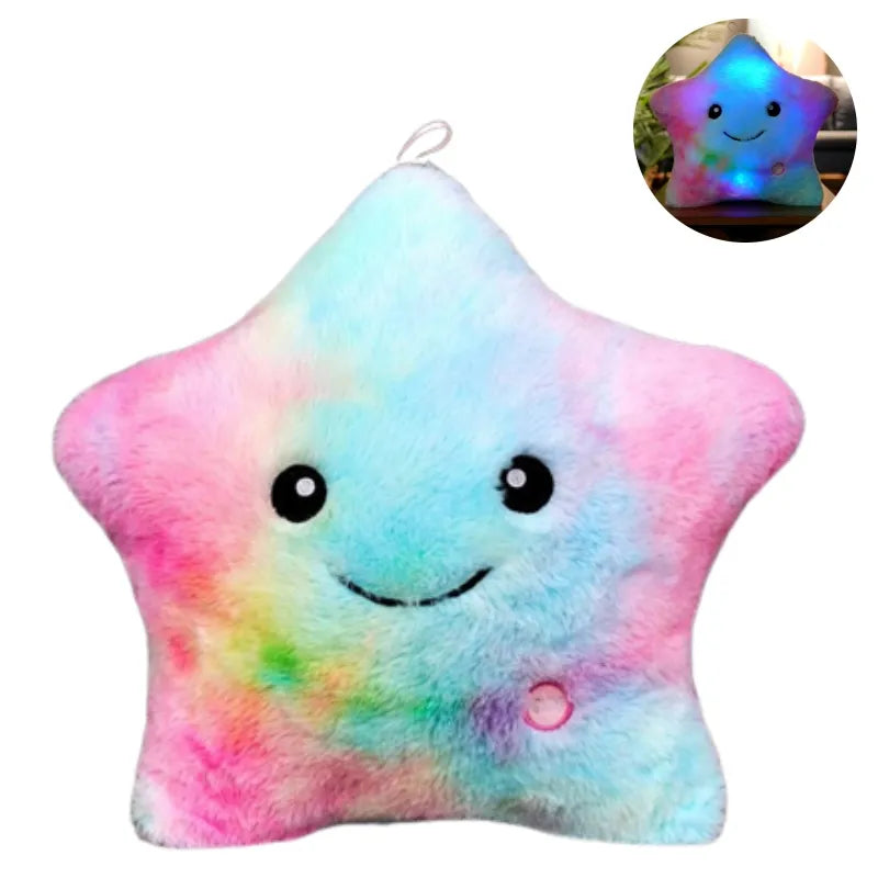 LED Verlichte Ster Knuffelkussen voor Kinderen - StarGlow