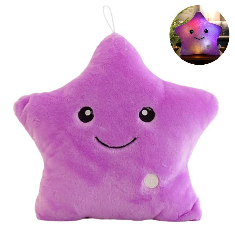 LED Verlichte Ster Knuffelkussen voor Kinderen - StarGlow