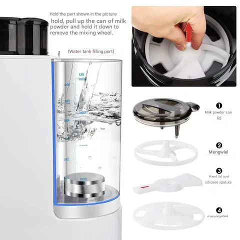 Automatische Babyvoedingsdispenser – Milqula