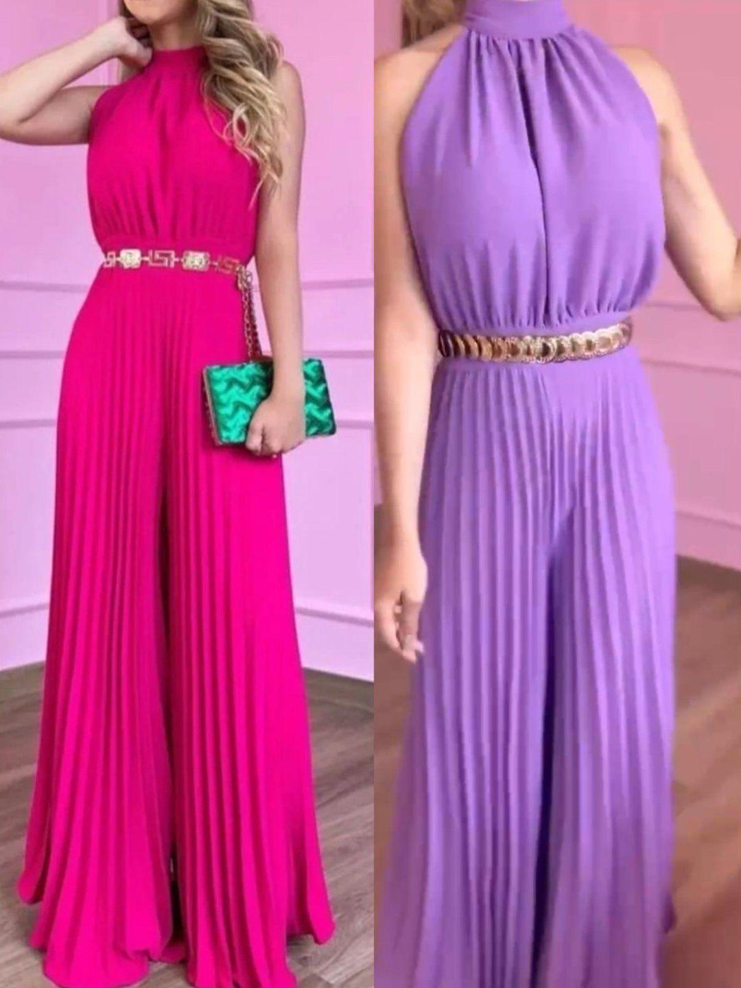 Plissé Jumpsuit – Gaia | Prachtige luchtige Zomerlook