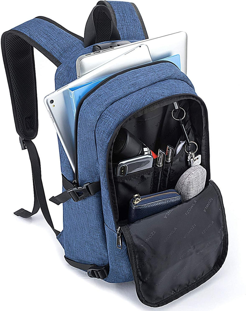 Extra Grote Anti-Diefstal Laptop- en Reisrugzak met USB-poort - 30–50L
