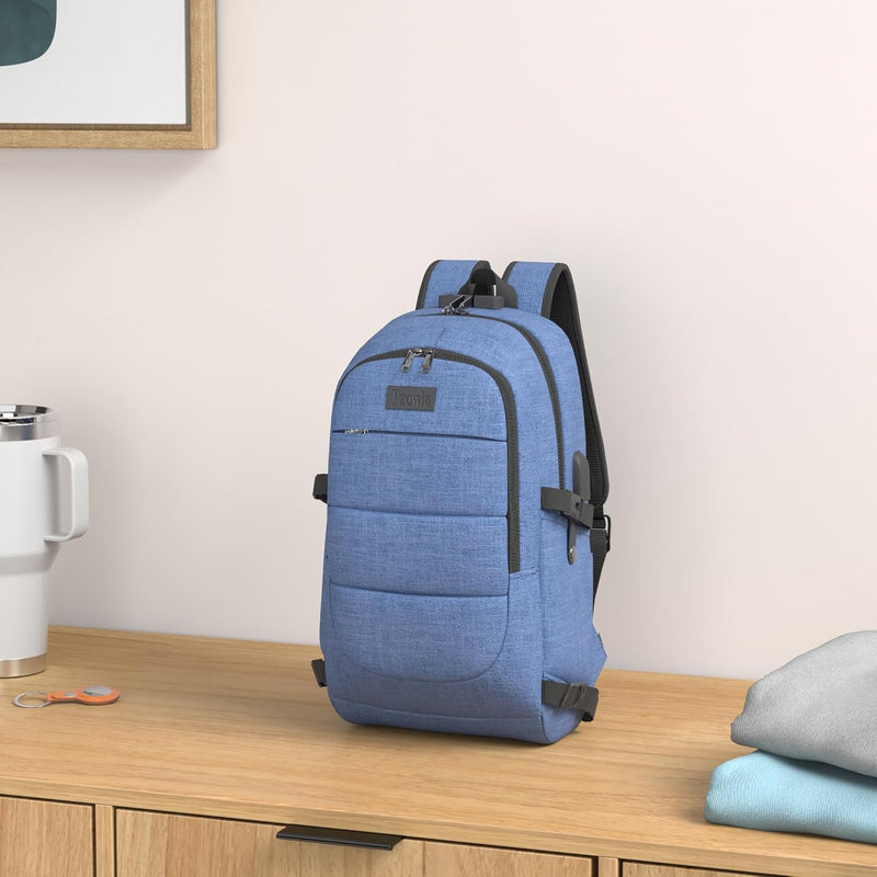 Extra Grote Anti-Diefstal Laptop- en Reisrugzak met USB-poort - 30–50L