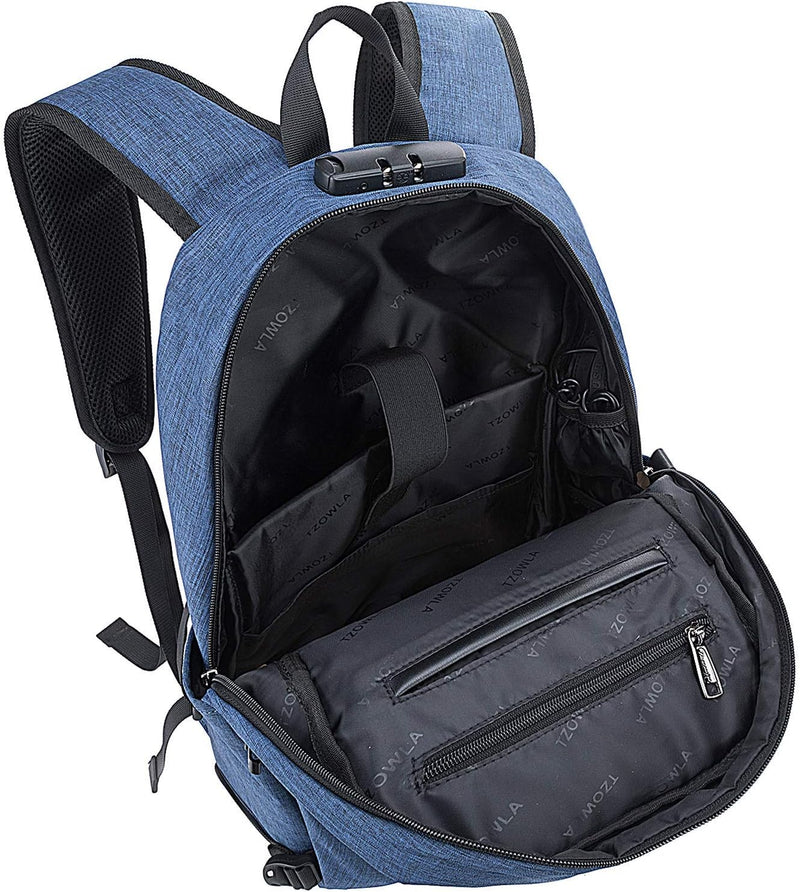 Extra Grote Anti-Diefstal Laptop- en Reisrugzak met USB-poort - 30–50L
