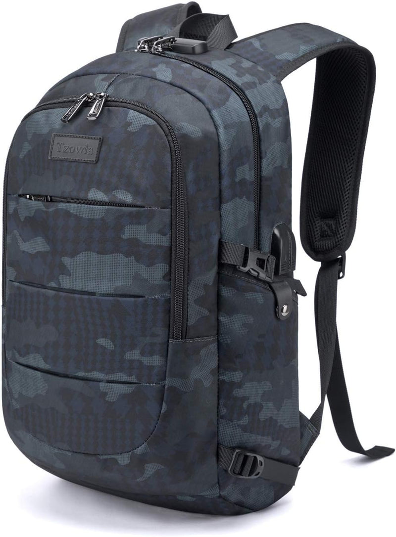 Extra Grote Anti-Diefstal Laptop- en Reisrugzak met USB-poort - 30–50L