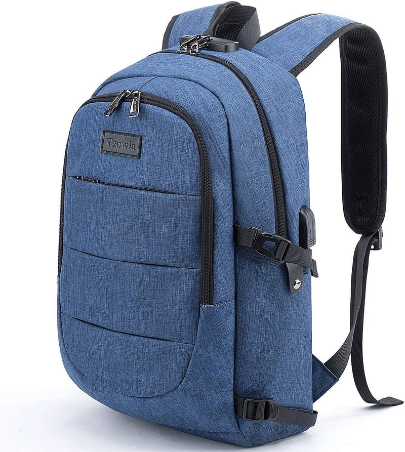 Extra Grote Anti-Diefstal Laptop- en Reisrugzak met USB-poort - 30–50L