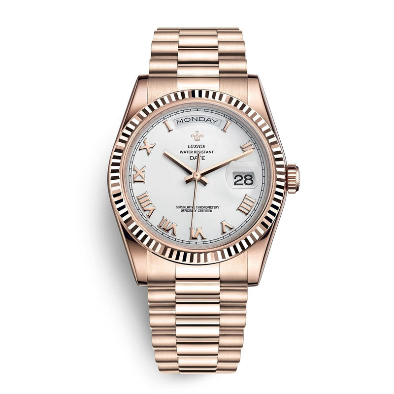 Premium Automatisch Horloge met Dag- en Datumfunctie – Solan