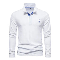 Klassiek Heren Poloshirt met Lange Mouwen - Felix
