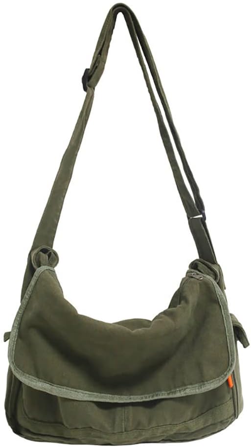Vintage Canvas Schoudertas – Aelric