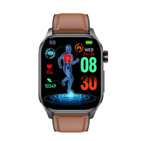 Smartwatch z EKG, monitorowaniem poziomu cukru we krwi i ciśnienia krwi - HealthSync