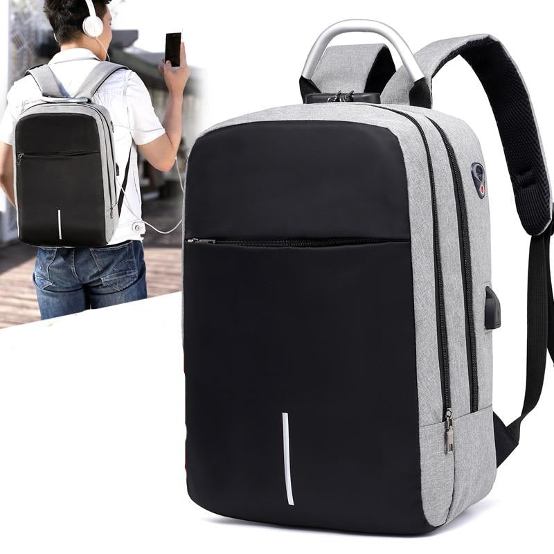 Waterdichte Antidiefstal Rugzak met USB Oplaadpoort – SafeCarry