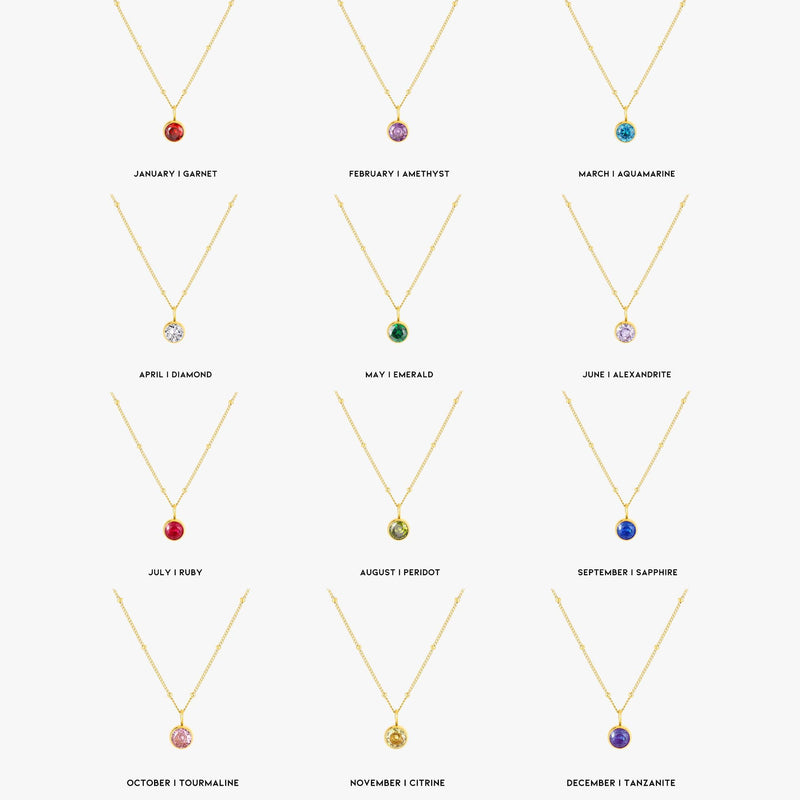 Geboortesteen Ketting - Aurora