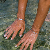 Stylowy pierścionek z koralikami - Elina