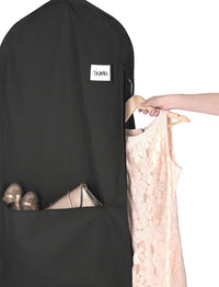 Wodoodporna torba na ubrania z zamkiem błyskawicznym i kieszenią na akcesoria – 1 kup, 1 GRATIS