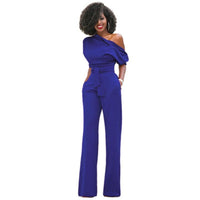 Effen Bodycon Dames Jumpsuit - Sofia