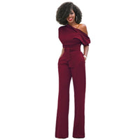 Effen Bodycon Dames Jumpsuit - Sofia