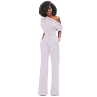 Effen Bodycon Dames Jumpsuit - Sofia